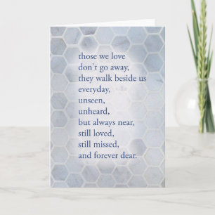 Cartão Simpatia, desculpe pela perda, Condolence Short po