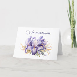 Cartão Simpatia do Buquê Roxo Iris