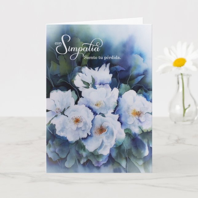 Cartão Simpatia Espanhola Com Flores Azuis (Planta pequena)