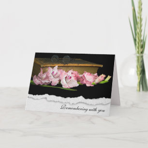 Cartão Simpatia Gladiolus Na Bíblia Da Vintage