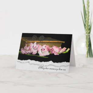 Cartão Simpatia Gladiolus na Bíblia Velha