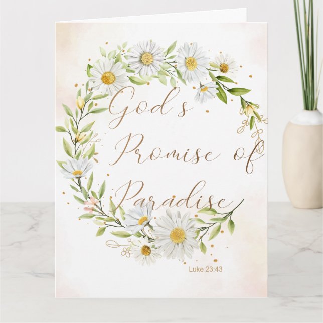 Cartão Simpatia JW Lucas 23:43  (Frente)