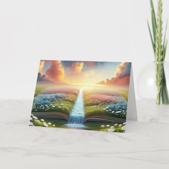 Cartão Simpatia Meadow e Brook Book (Frente)