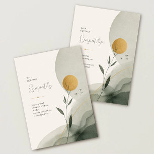 Cartão Simpatia Minimalista Moderna Roteiro Elegante