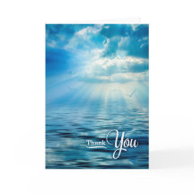 Simpatia Obrigado Oceanview Azul Luz do Sol e Mar