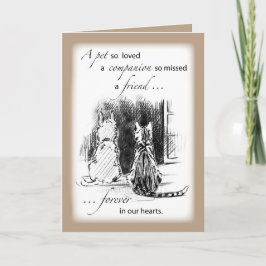 Cartão Simpatia Pet, Cão e Gato