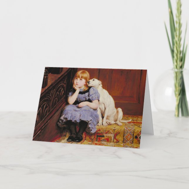 Cartão Simpatia (por Briton Riviere) (Frente)