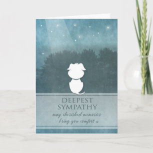 Cartão Simpatia por cães Teal Memórias Cerejadas Trazem C
