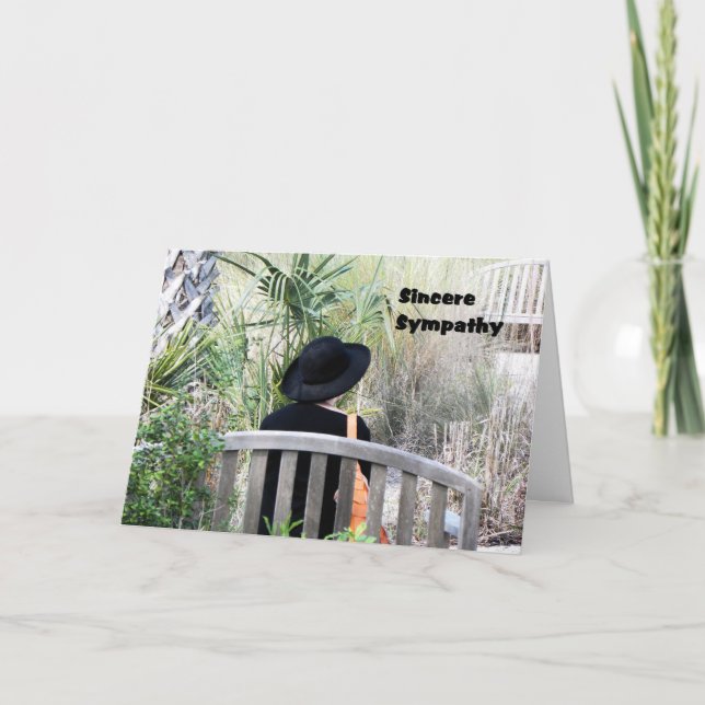 Cartão Simpatia por Cartão, Lady in Black (Frente)