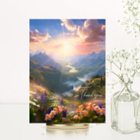 Simpatia por Flores Selvagens do Sol Montanhas do 