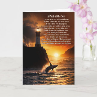 Cartão Simpatia Sepultamento Espiritual Mar Oceano no Mar