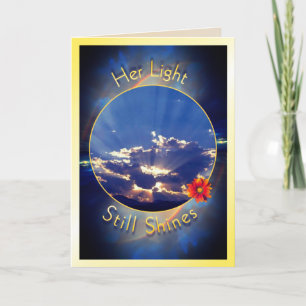 Cartão Simpatia Sunset Pela Perda De Mãe