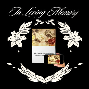 Cartão Simpatia Versa da Bíblia KJV Floral