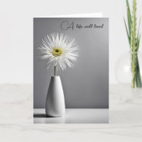 Simpatia White Dahlia Flor Em Vase
