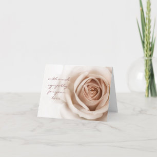 Cartão Simple and Sincere Sympathy Card