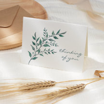 Simple Blue Leafy Sprig