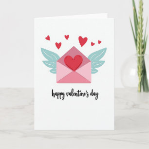 Cartão Simples de Carta de Amor para o Dia dos Nam