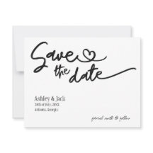 Cartão Simples de Salvar a Data