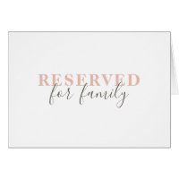 Simples e elegante sinal reservado para casamento