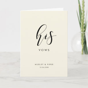Cartão Simples e elegante Sua promessa de casamento