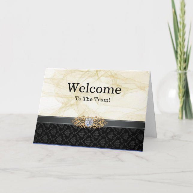 Cartão Simples e Personalizado Boas-vindas (Frente)