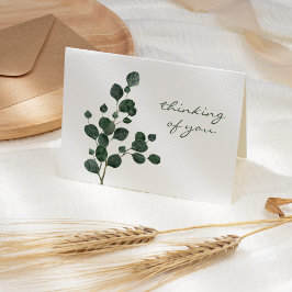 Cartão Simples Eucalyptus Greenery Simpatia