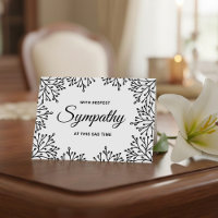 Simples simpatia Floral Preta e Branca