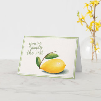 Cartão Simplesmente o Zesto