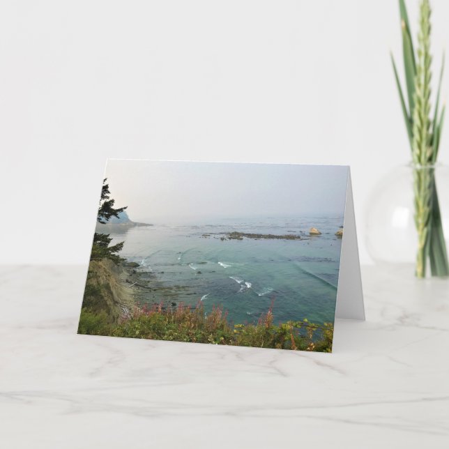 Cartão Simpson Reef Overlook, Oregon Coast (Frente)