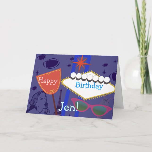 Cartão Sinais de Glam! (Frente)