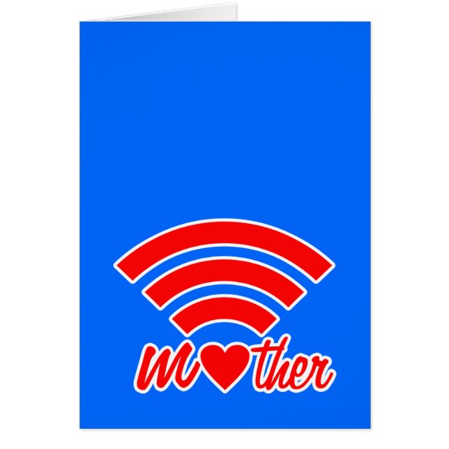 Cartão Sinal de Amor de Mãe (Frente)
