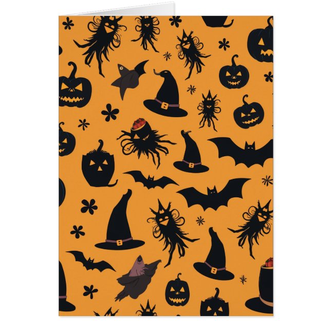 Cartão Sinal de Halloween (Frente)