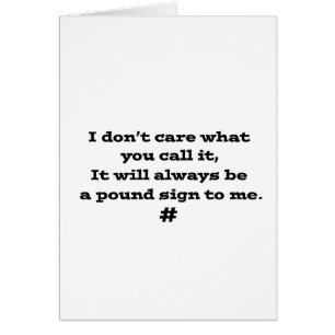 Cartão Sinal de libra