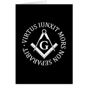 Cartão Sinal de maçonaria
