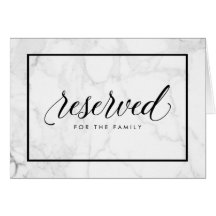 Sinal de Mesa Reservada de Mármore PixDezines