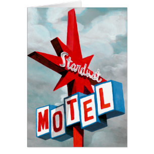Cartão Sinal de Motel Stardust