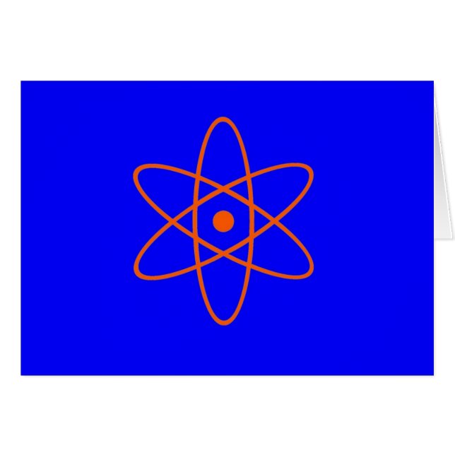 Cartão Sinal nuclear (Frente Horizontal)