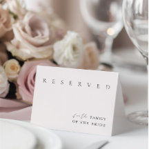 Sinal Reservado de Casamento Moderno Minimalista