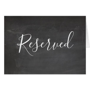 Cartão Sinal reservado do quadro. Casamento de cinzas mod