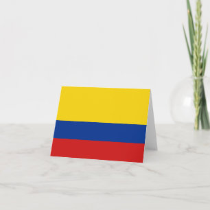 Cartão Sinalizador Colômbia - Notecard