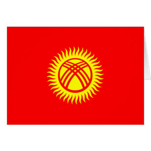 Cartão Sinalizador do Quirguistão
