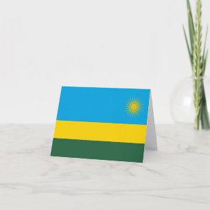 Cartão Sinalizador Ruanda
