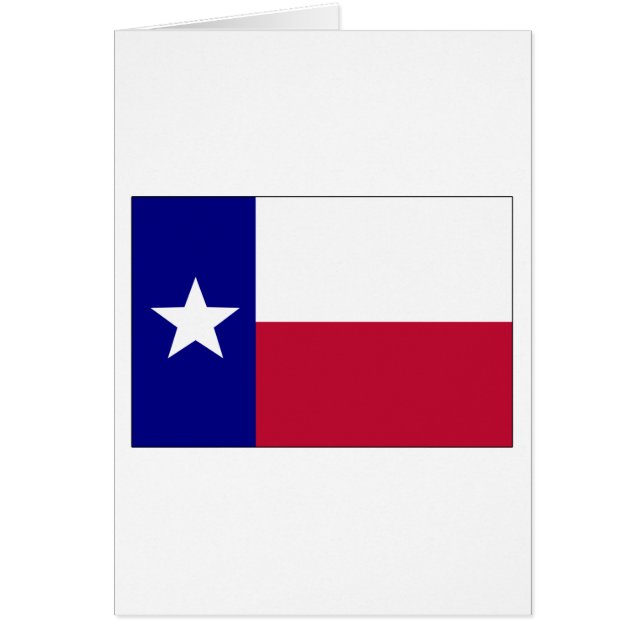 Cartão Sinalizador Texas Lone Star (Frente)