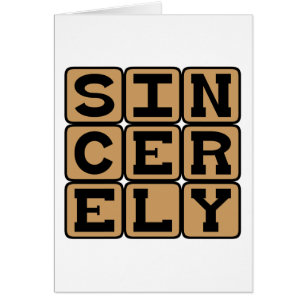 Cartão Sinceramente, Genuinely