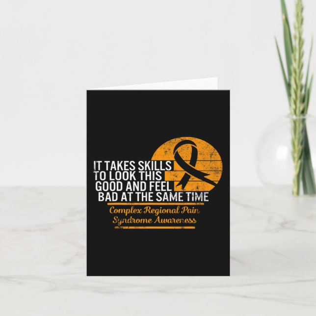 Cartão Síndrome Regional Complexa de Dor Consciencializaç (Frente)
