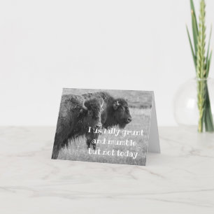 CARTÃO SINGING BUFFALO ***HAPPY BIRTHDAY***