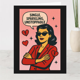 Cartão Single, Sparkling, Unstoppable