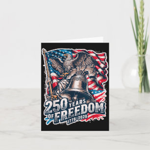 Cartão Sino da Liberdade - Dia da Independência Patriótic