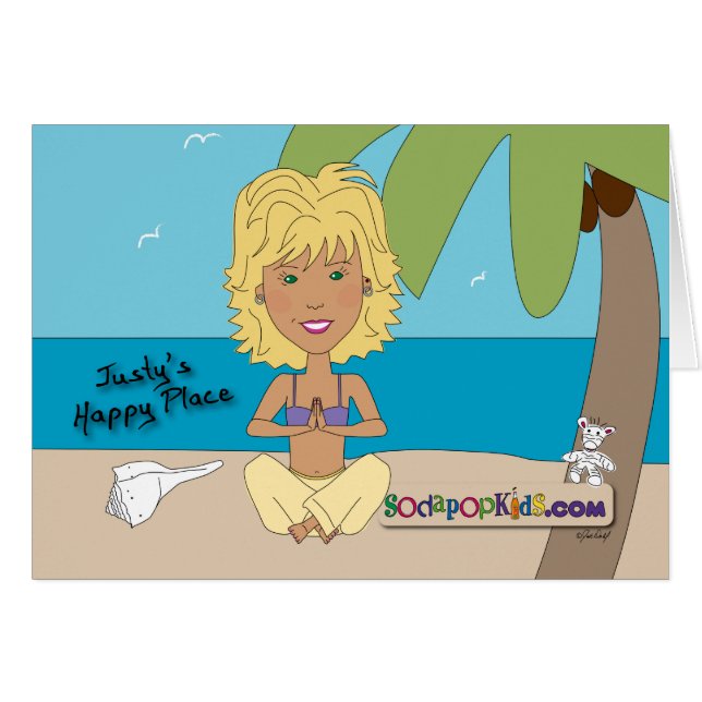 Cartão Sinta melhor placa (Frente Horizontal)