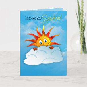 Cartão Sinta-Se Melhor, Sob O Sol Sorrindo O Tempo